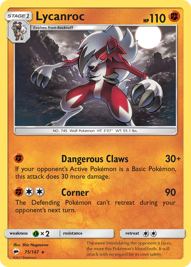 Lycanroc – Burning Shadows