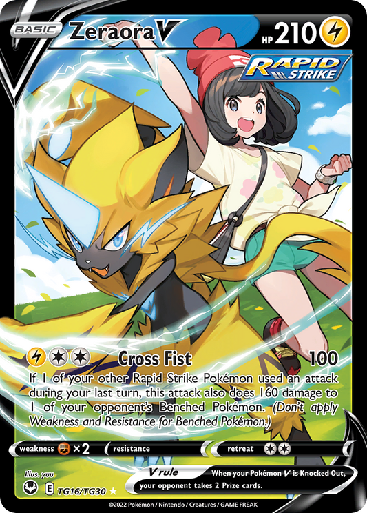 Zeraora V – Silver Tempest Trainer Gallery