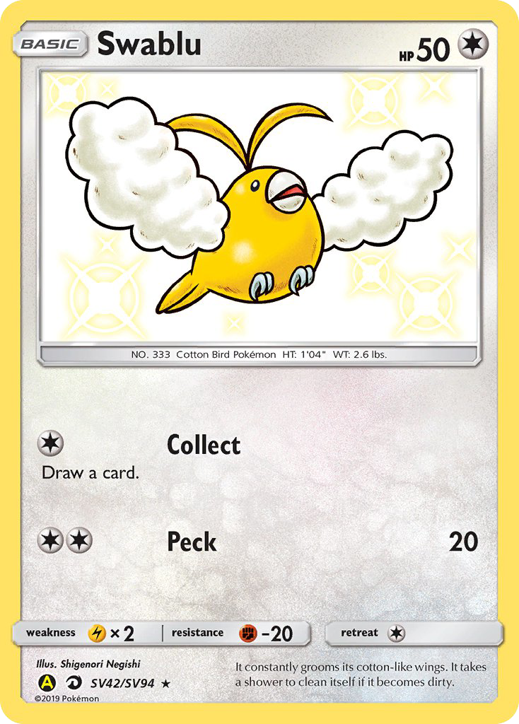 Swablu – Hidden Fates Shiny Vault