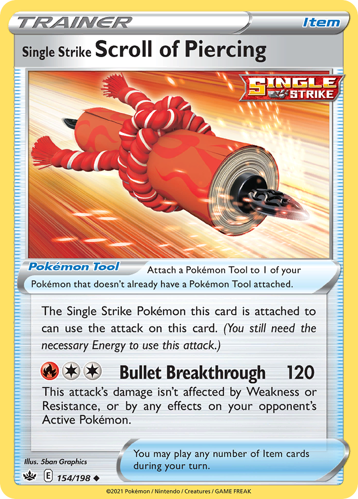 Single Strike Scroll of Piercing – Chilling Reign