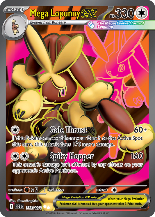 Mega Lopunny ex – Phantasmal Flames