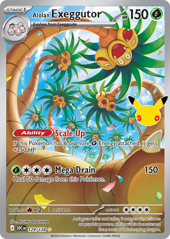 Alolan Exeggutor – 30th Celebration