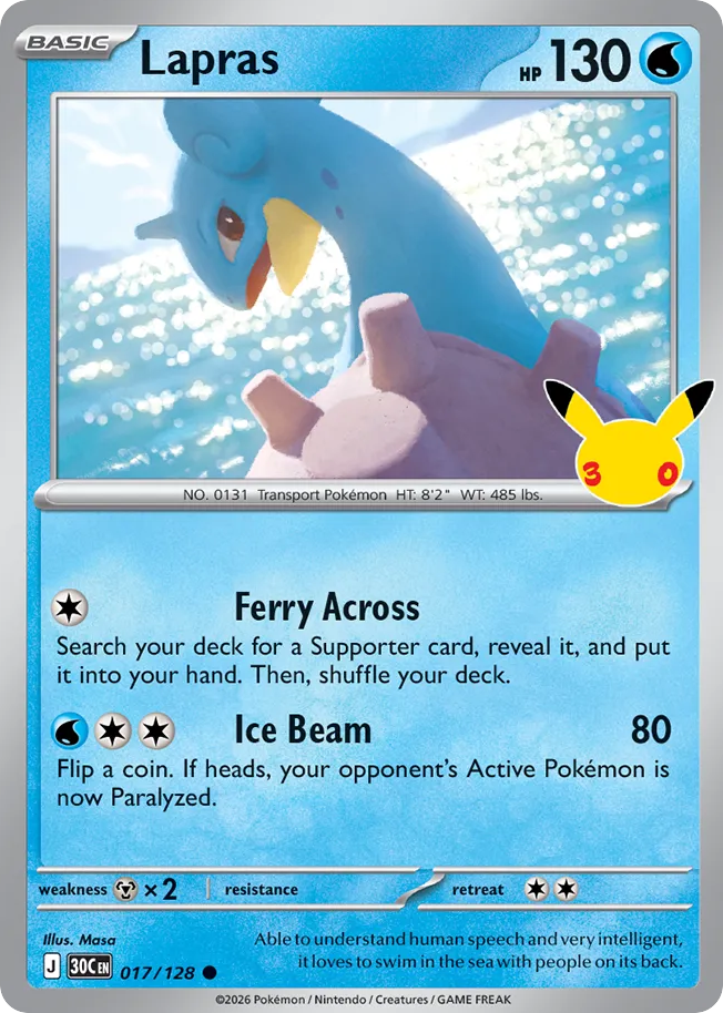 Lapras – 30th Celebration