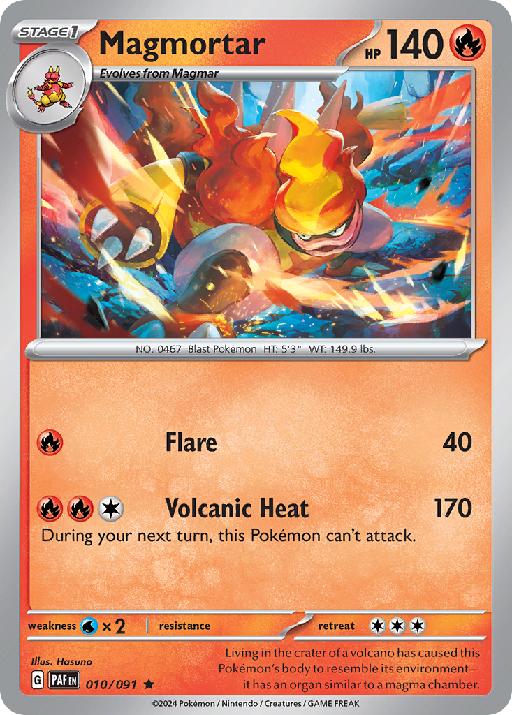 Magmortar – Paldean Fates