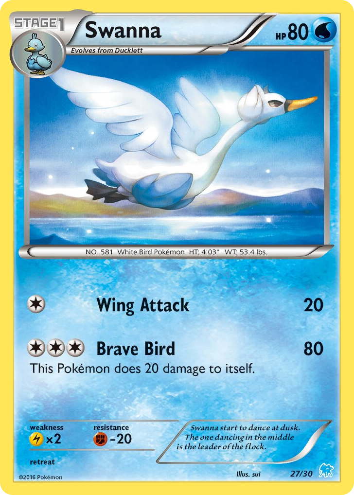 Swanna – XY Trainer Kit Suicune