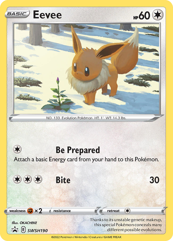 Eevee – SWSH Black Star Promos