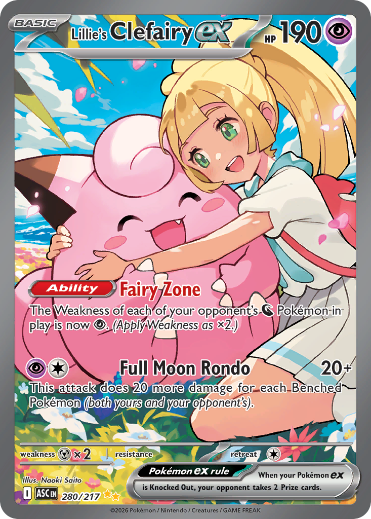 Lillie's Clefairy ex – Ascended Heroes