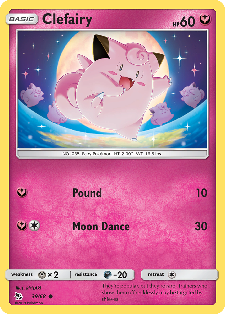 Clefairy – Hidden Fates