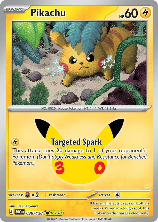 Pikachu – 30th Celebration