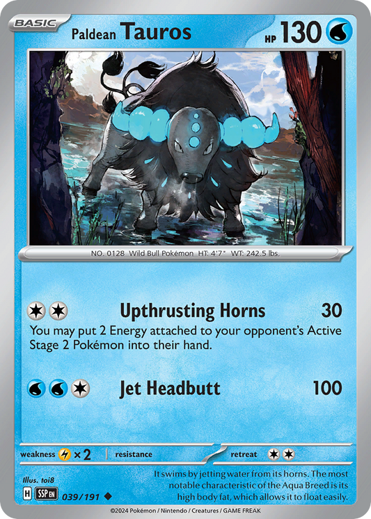 Paldean Tauros – Surging Sparks