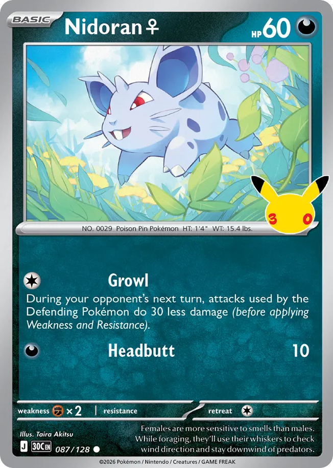 Nidoran ♀ – 30th Celebration
