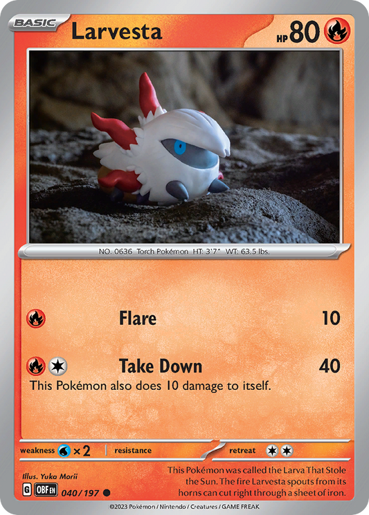 Larvesta – Obsidian Flames