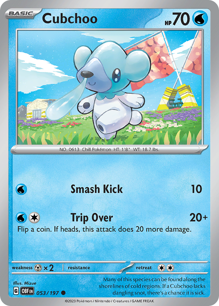 Cubchoo – Obsidian Flames