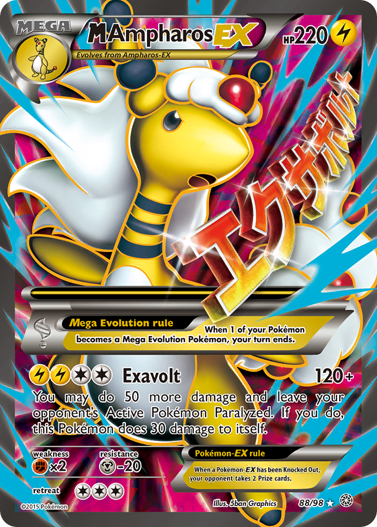 M Ampharos-EX – Ancient Origins