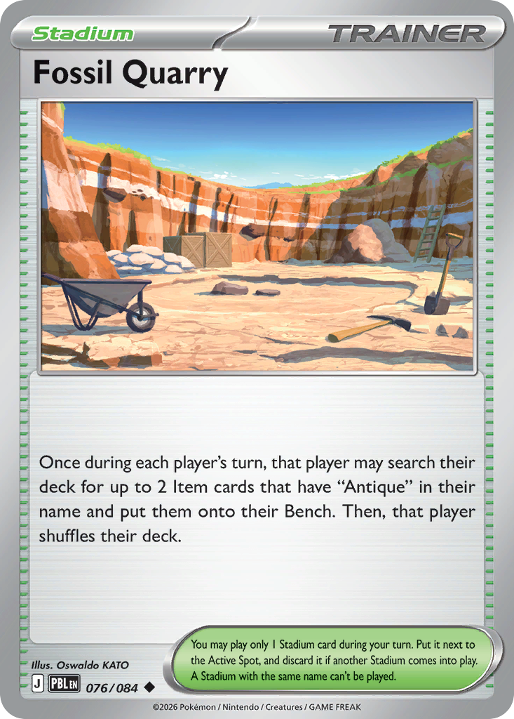 Fossil Quarry – Pitch Black