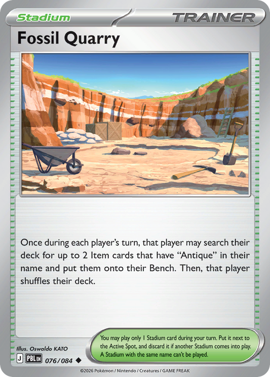 Fossil Quarry – Pitch Black