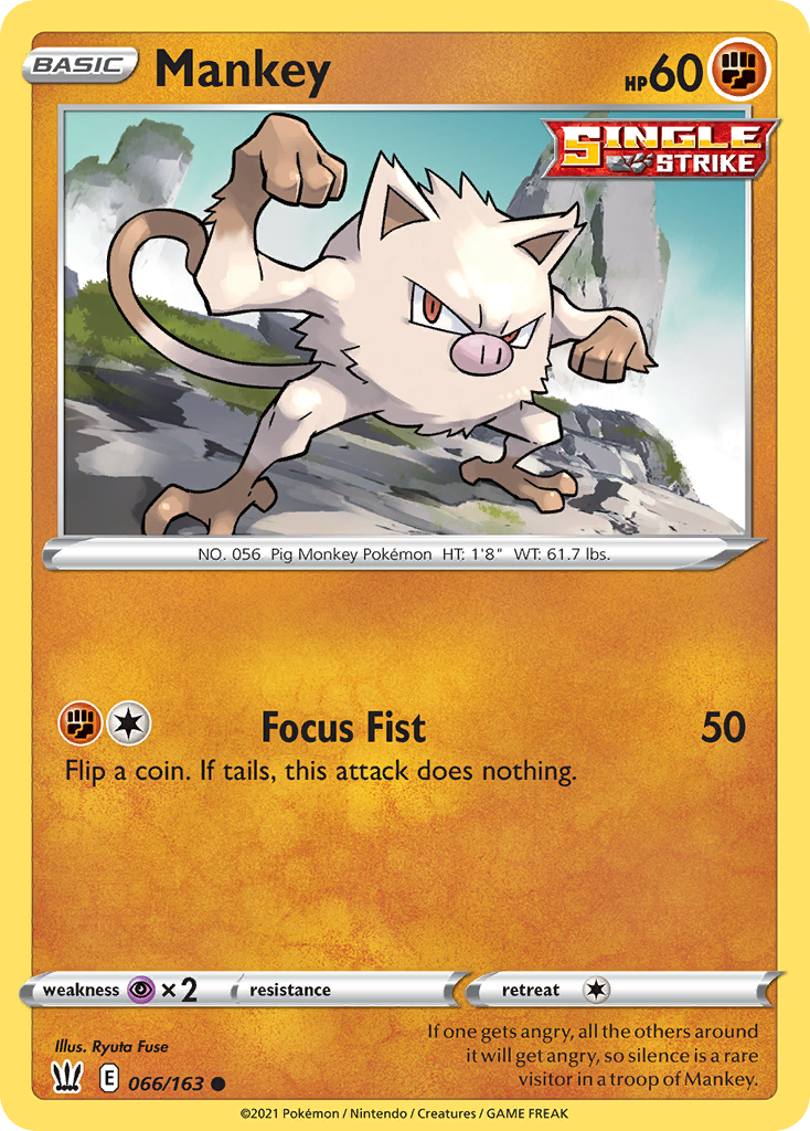 Mankey – Battle Styles
