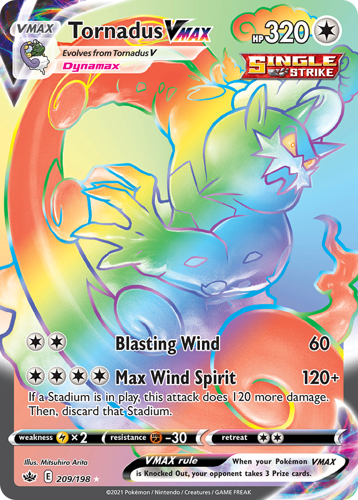 Tornadus VMAX – Chilling Reign