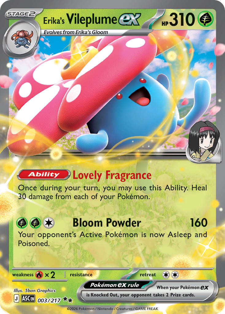 Erika's Vileplume ex – Ascended Heroes