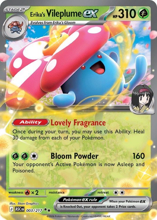 Erika's Vileplume ex – Ascended Heroes