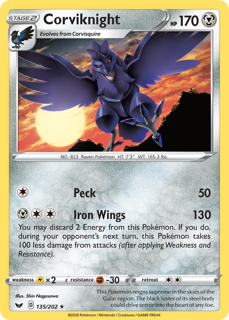 Corviknight – Sword & Shield