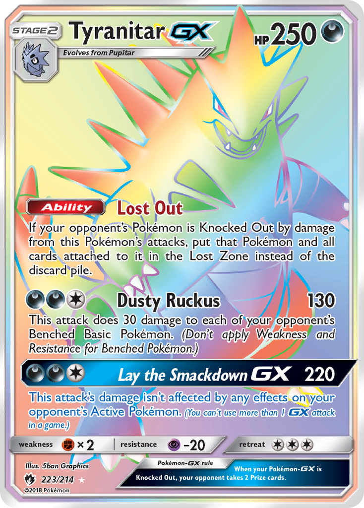 Tyranitar-GX – Lost Thunder