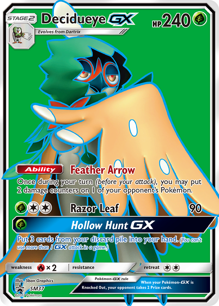 Decidueye-GX – SM Black Star Promos