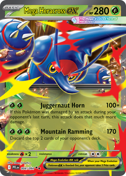 Mega Heracross ex – Phantasmal Flames