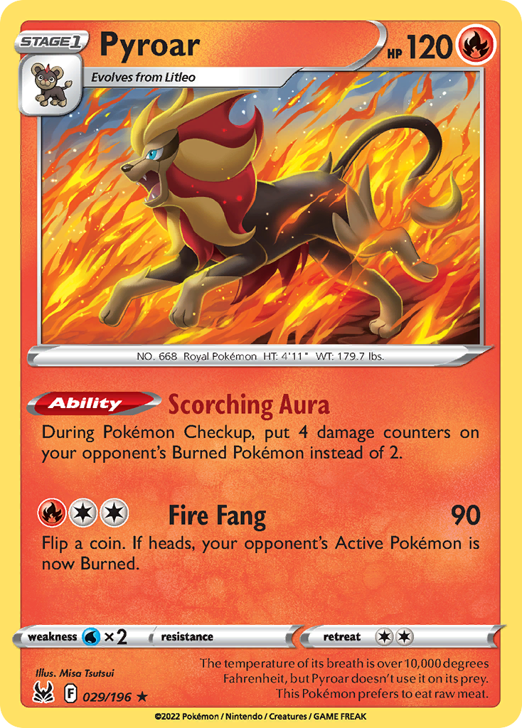 Pyroar – Lost Origin