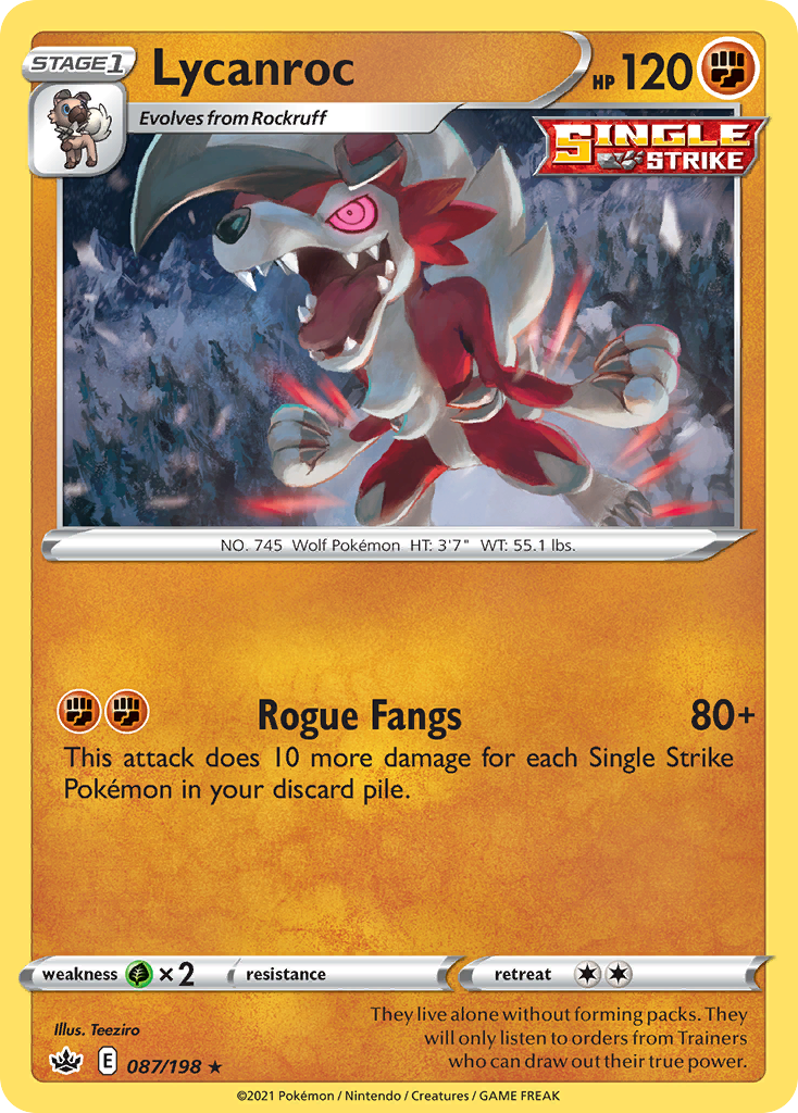 Lycanroc – Chilling Reign
