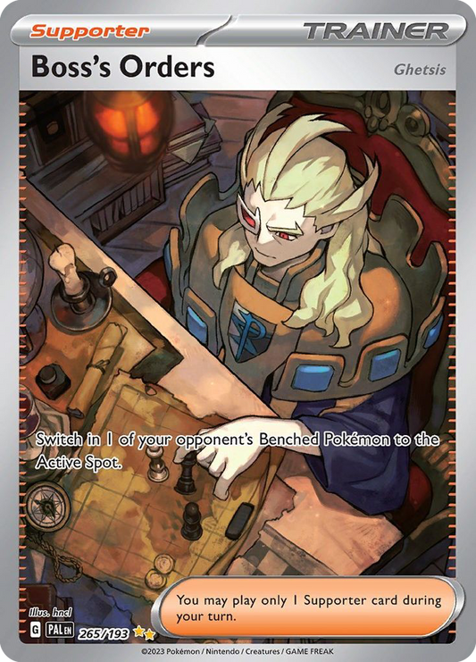 Boss's Orders (Ghetsis) – Paldea Evolved
