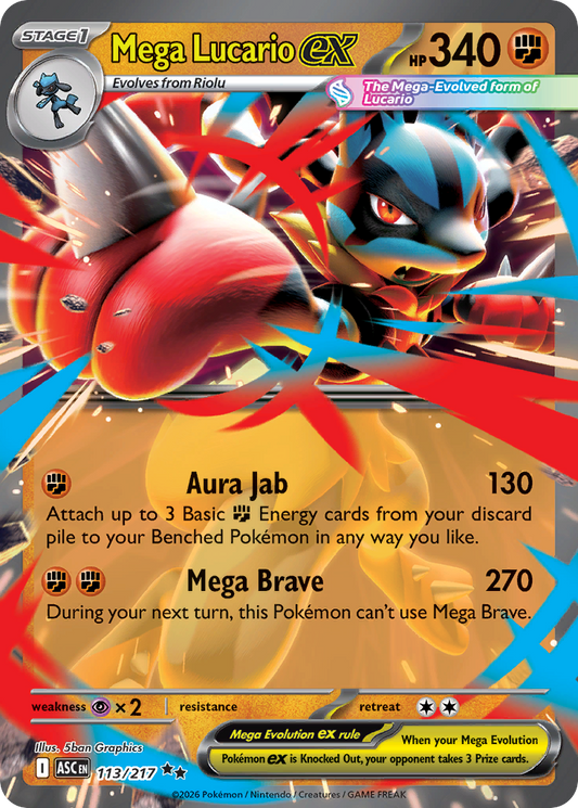 Mega Lucario ex – Ascended Heroes