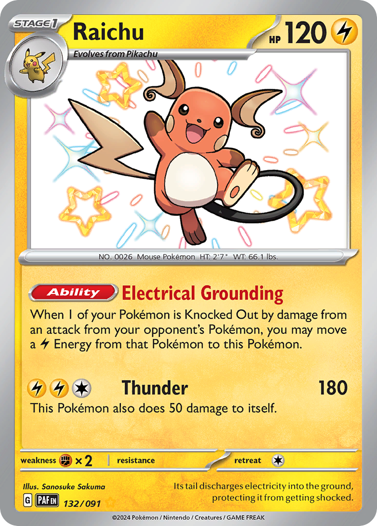 Raichu – Paldean Fates