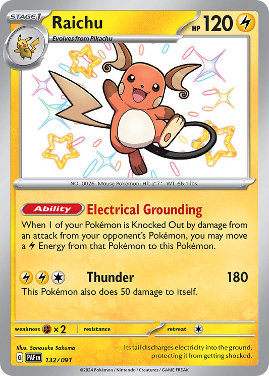 Raichu – Paldean Fates