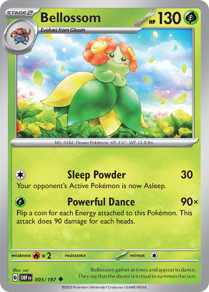 Bellossom – Obsidian Flames