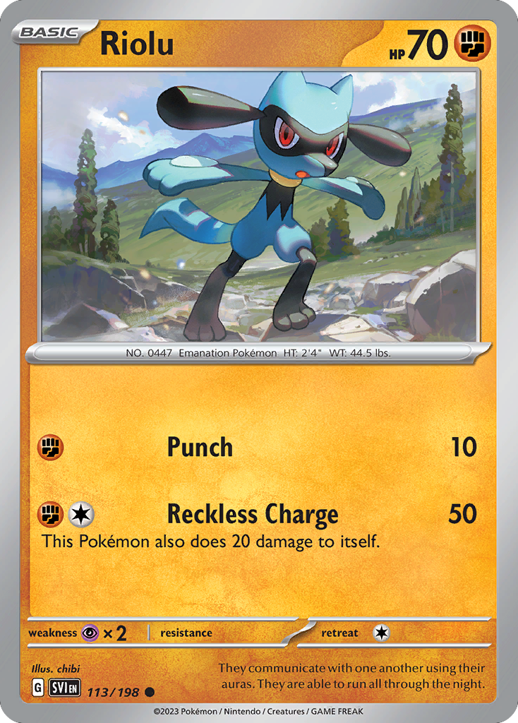 Riolu – Scarlet & Violet