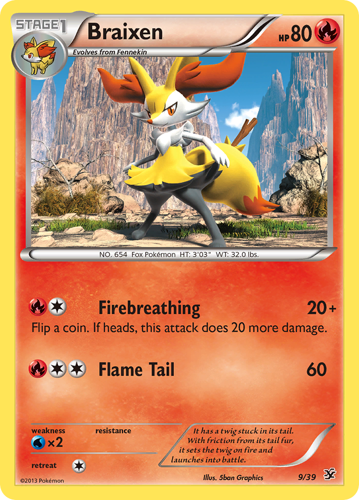 Braixen – Kalos Starter Set
