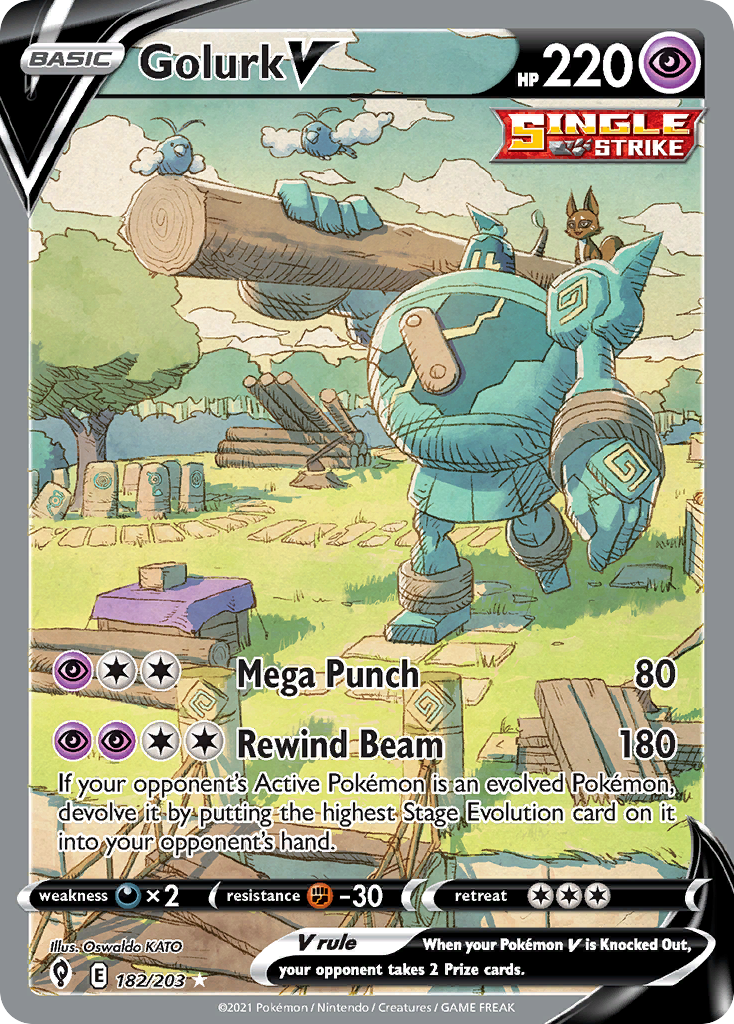 Golurk V – Evolving Skies