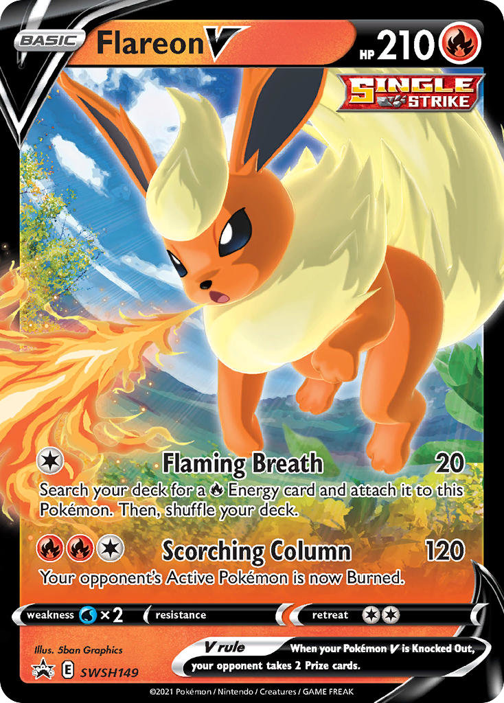 Flareon V – SWSH Black Star Promos
