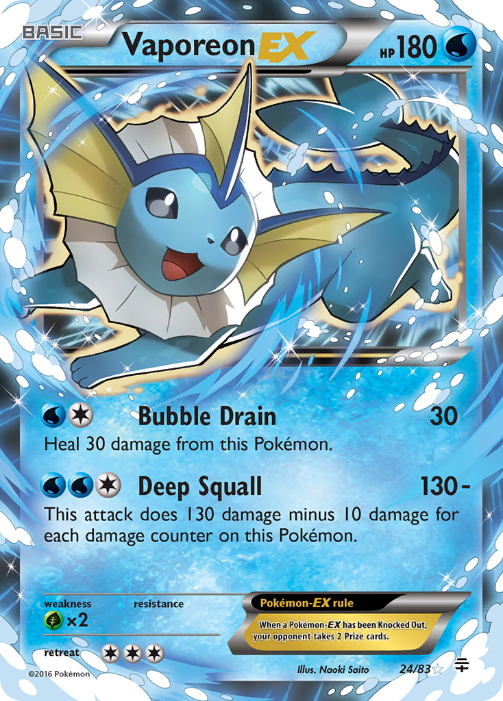 Vaporeon-EX – Generations