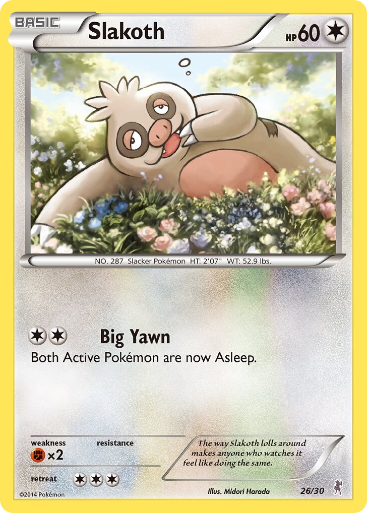 Slakoth – XY Trainer Kit Bisharp