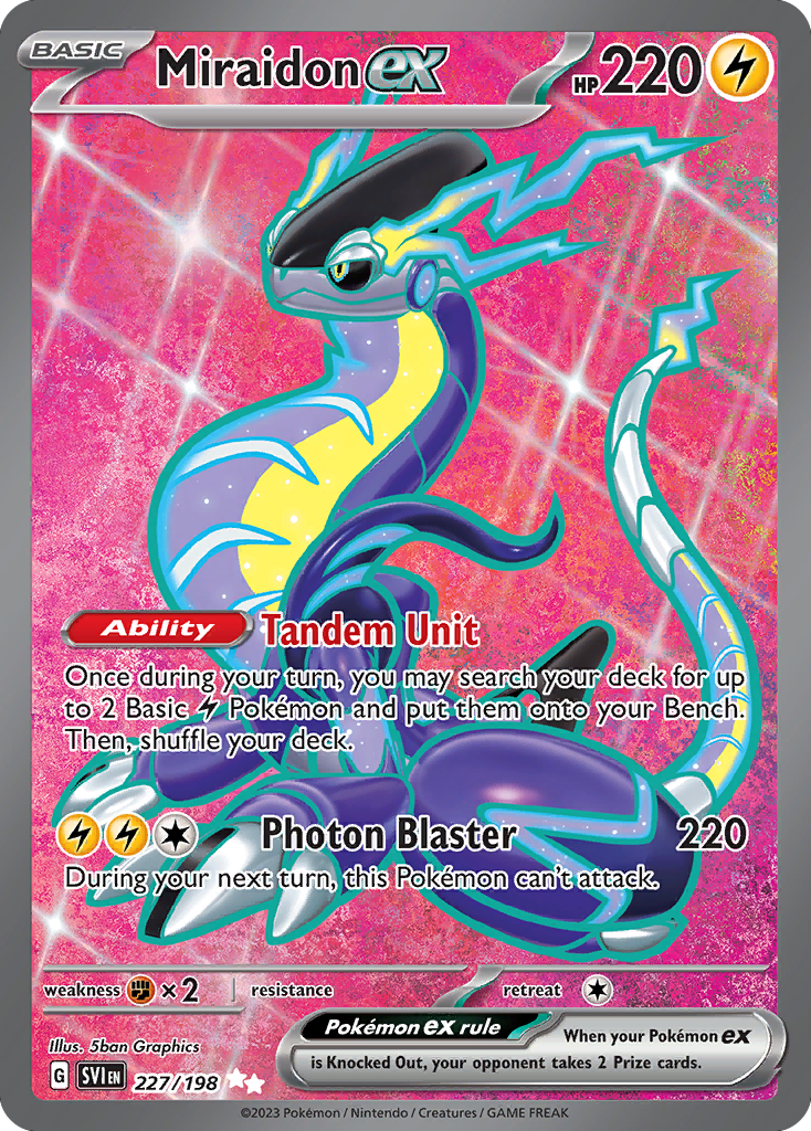 Miraidon ex – Scarlet & Violet