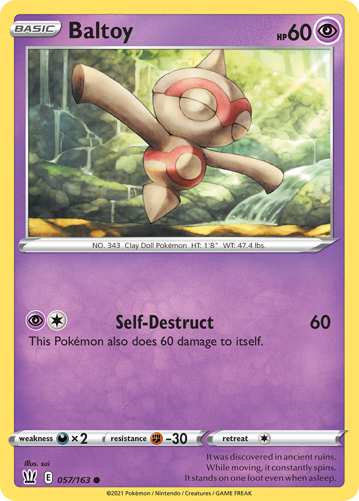 Baltoy – Battle Styles