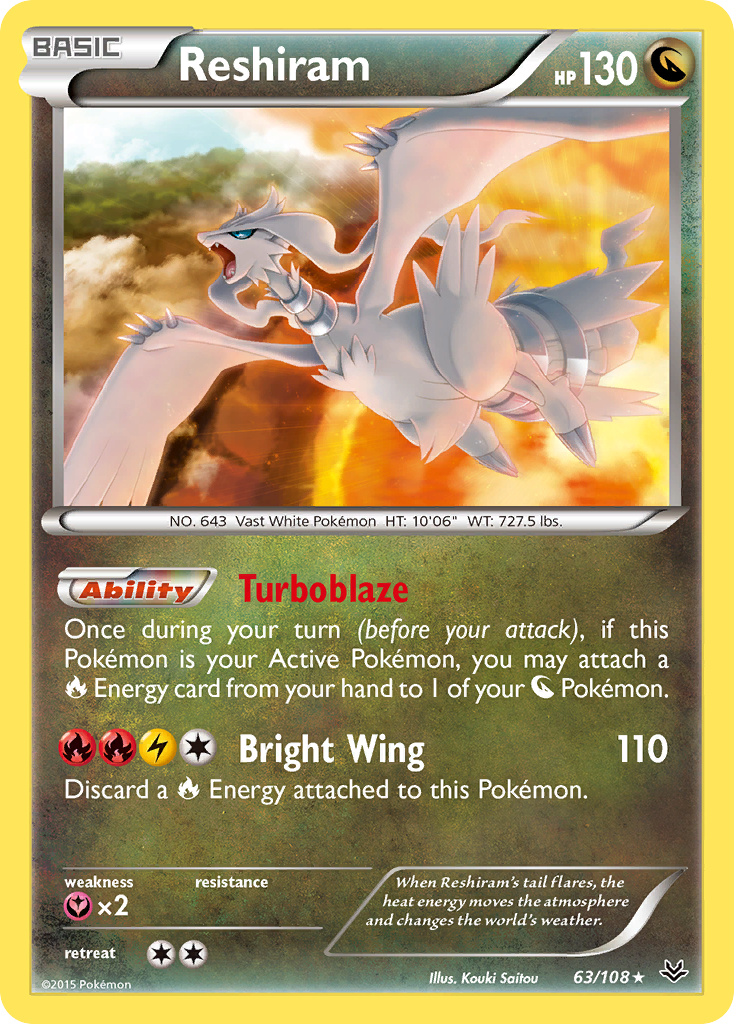 Reshiram – Roaring Skies