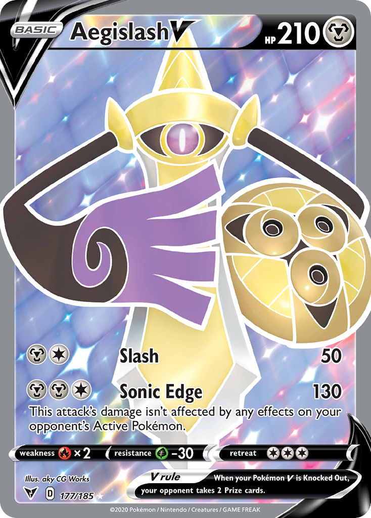 Aegislash V – Vivid Voltage