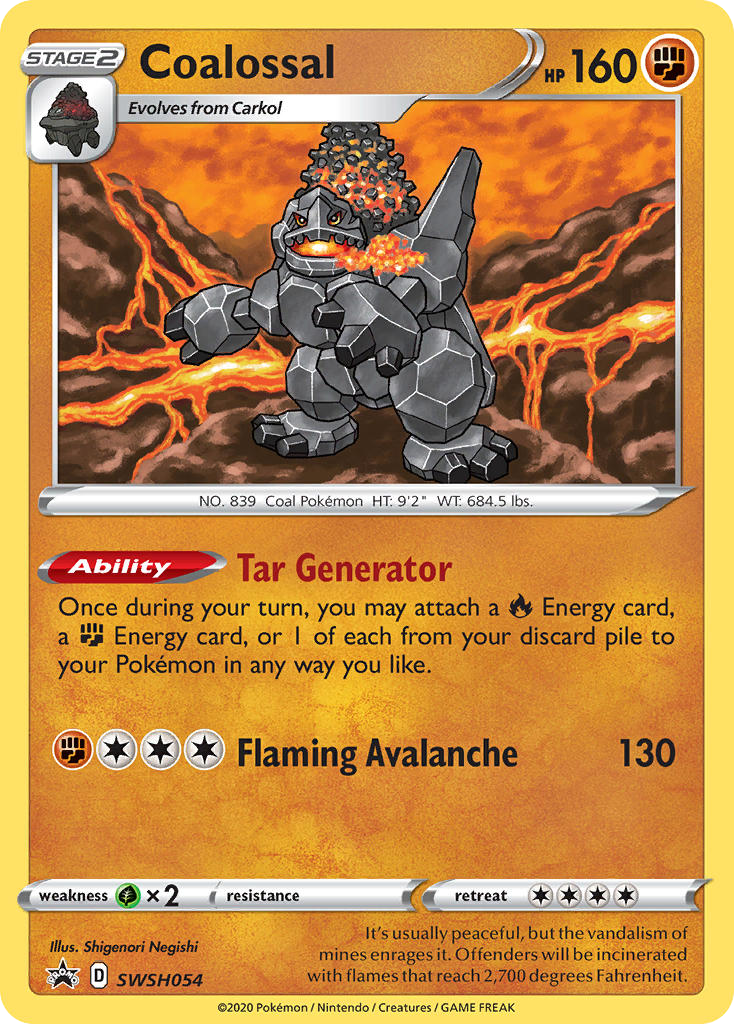 Coalossal – SWSH Black Star Promos