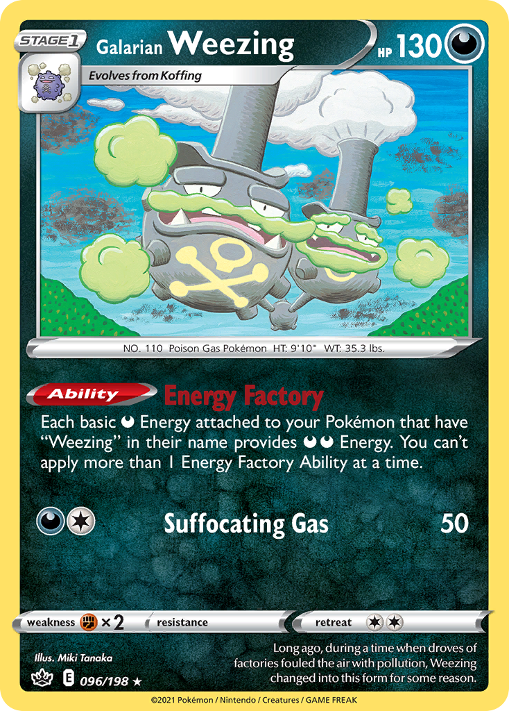 Galarian Weezing – Chilling Reign