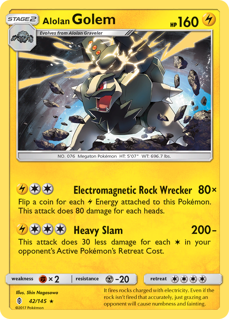Alolan Golem – Guardians Rising