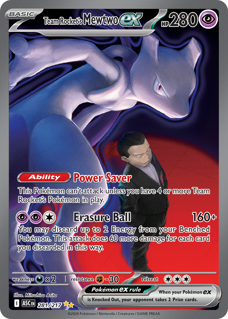 Team Rocket's Mewtwo ex – Ascended Heroes