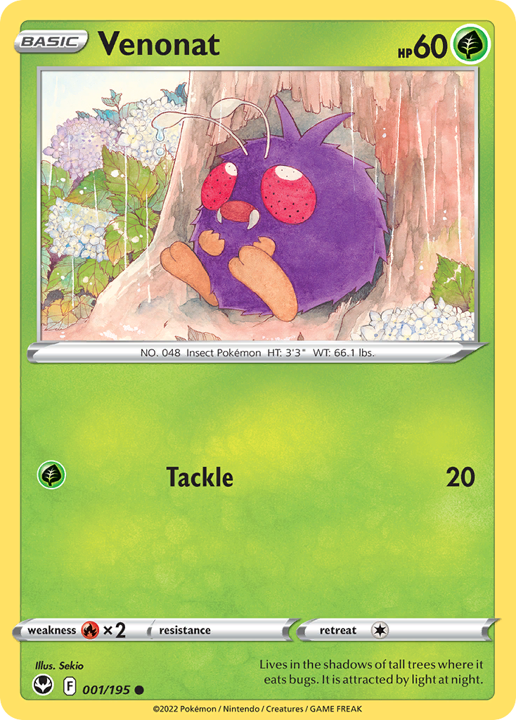 Venonat – Silver Tempest